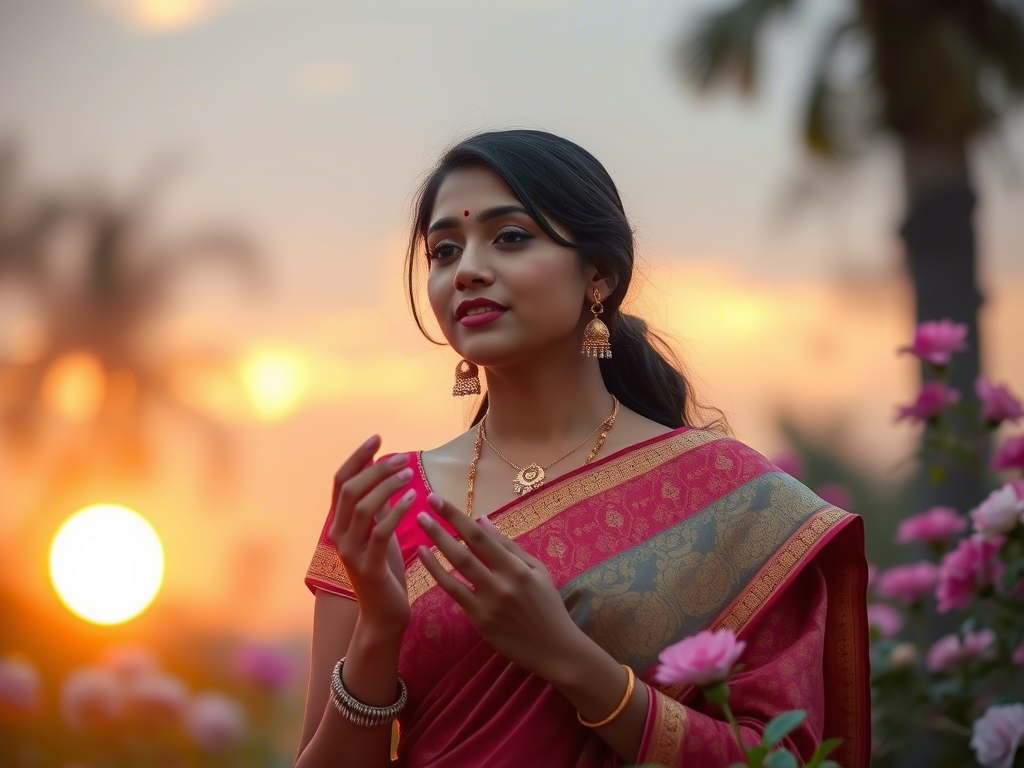 लेख शीर्षक: “खूबसूरती की तारीफ शायरी 4 लाइन” – सौंदर्याचे शेरातून केलेले स्तुतीगान